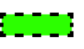 bright green rectangle with solid black outline with dashed black outline
