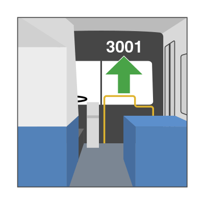 Inside of bus