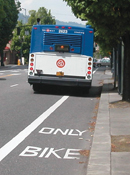 Photo of bike lane