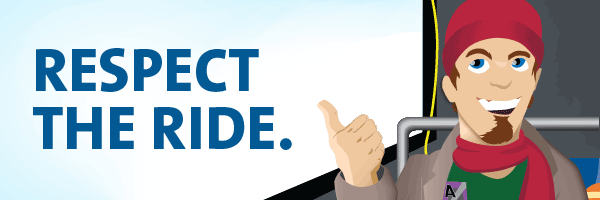"Respect the Ride" illustration