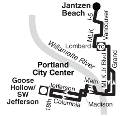 Bus Line 6 Simple Route Map