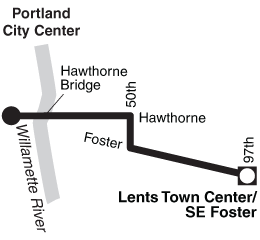 Bus Line 14 Simple Route Map