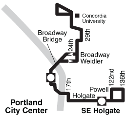 Bus Line 17 Simple Route Map
