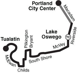 Bus Line 36 Simple Route Map