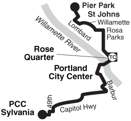 Bus Line 44 Simple Route Map