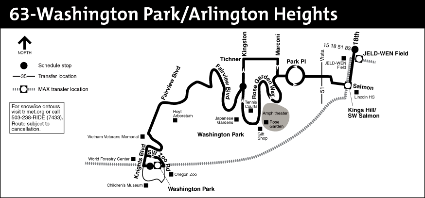 Bus Line 63 Route Map