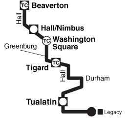 Bus Line 76 Simple Route Map