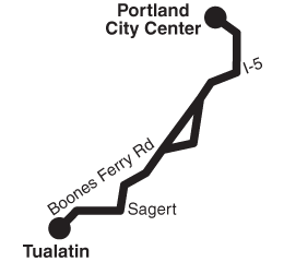 Bus Line 96 Simple Route Map