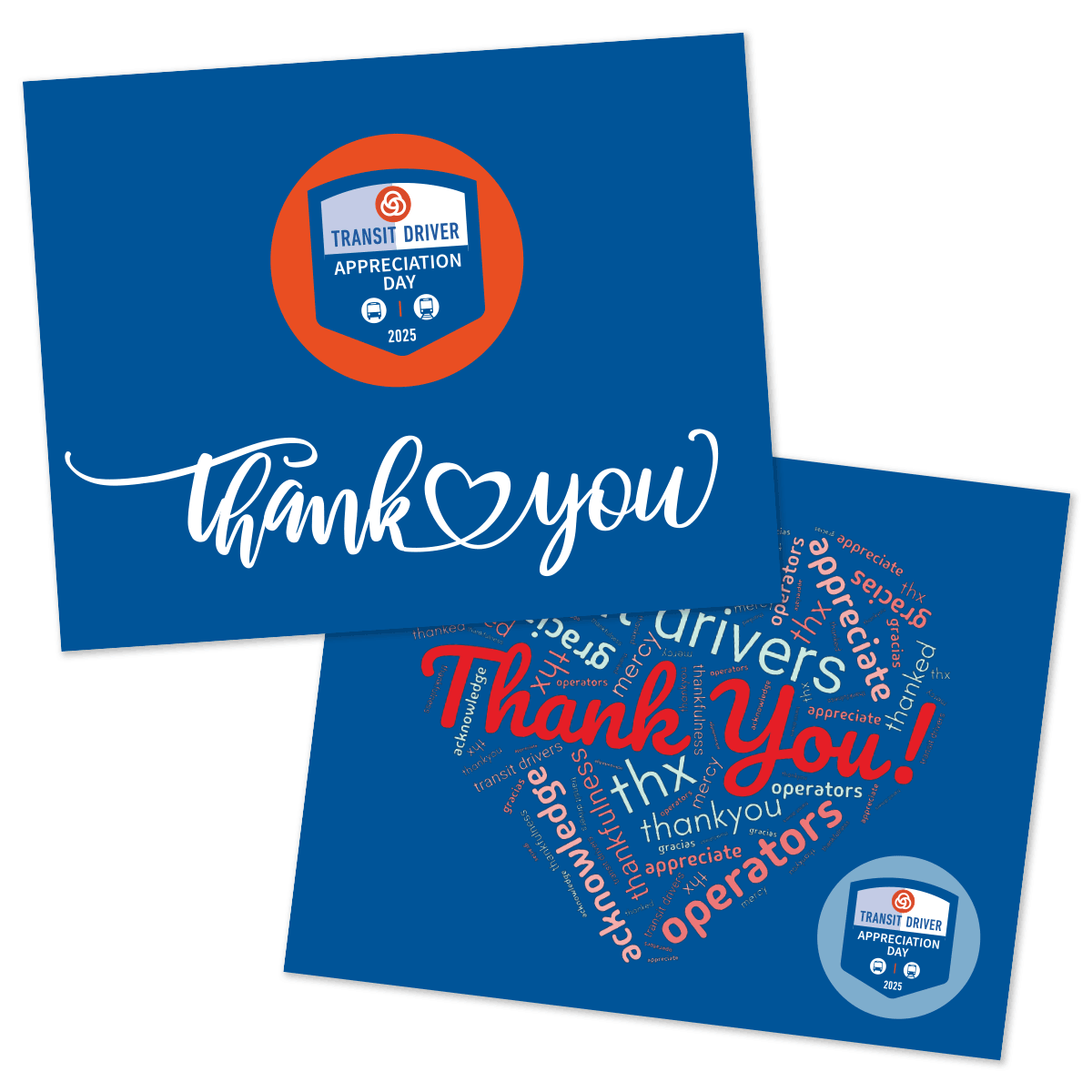 Transit Driver Appreciation Day Thank You cards image