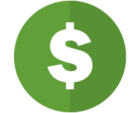 Dollar sign icon