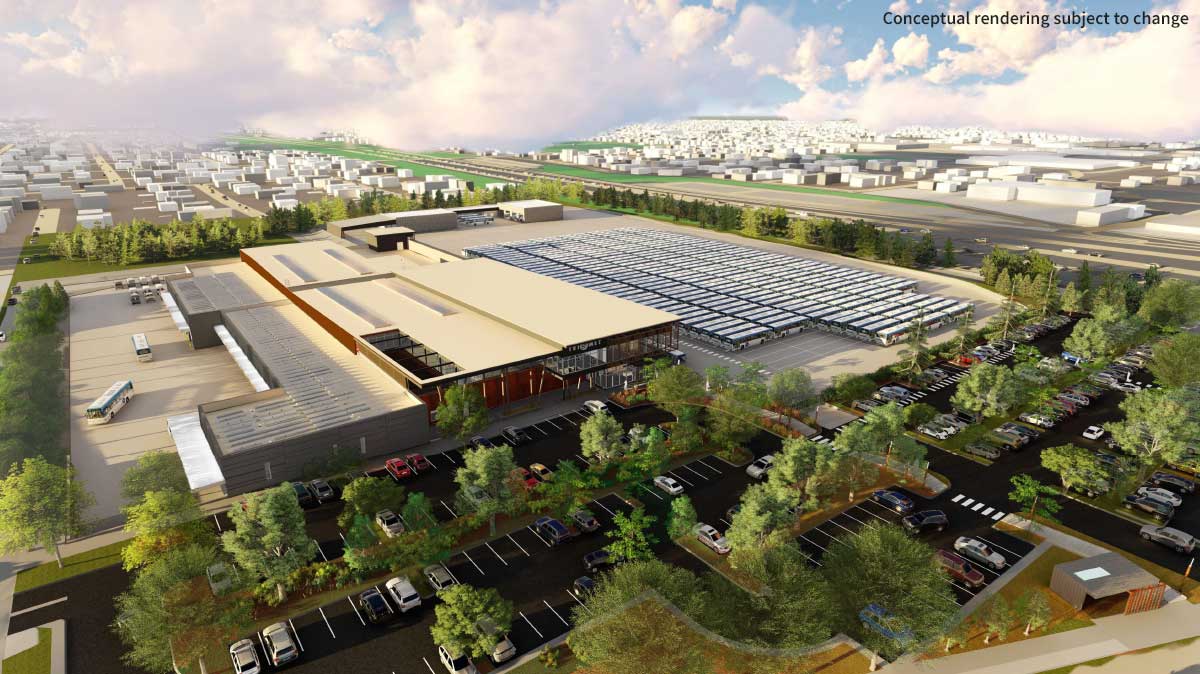 Conceptual rendering of the Powell Garage Project as described at the page linked below.