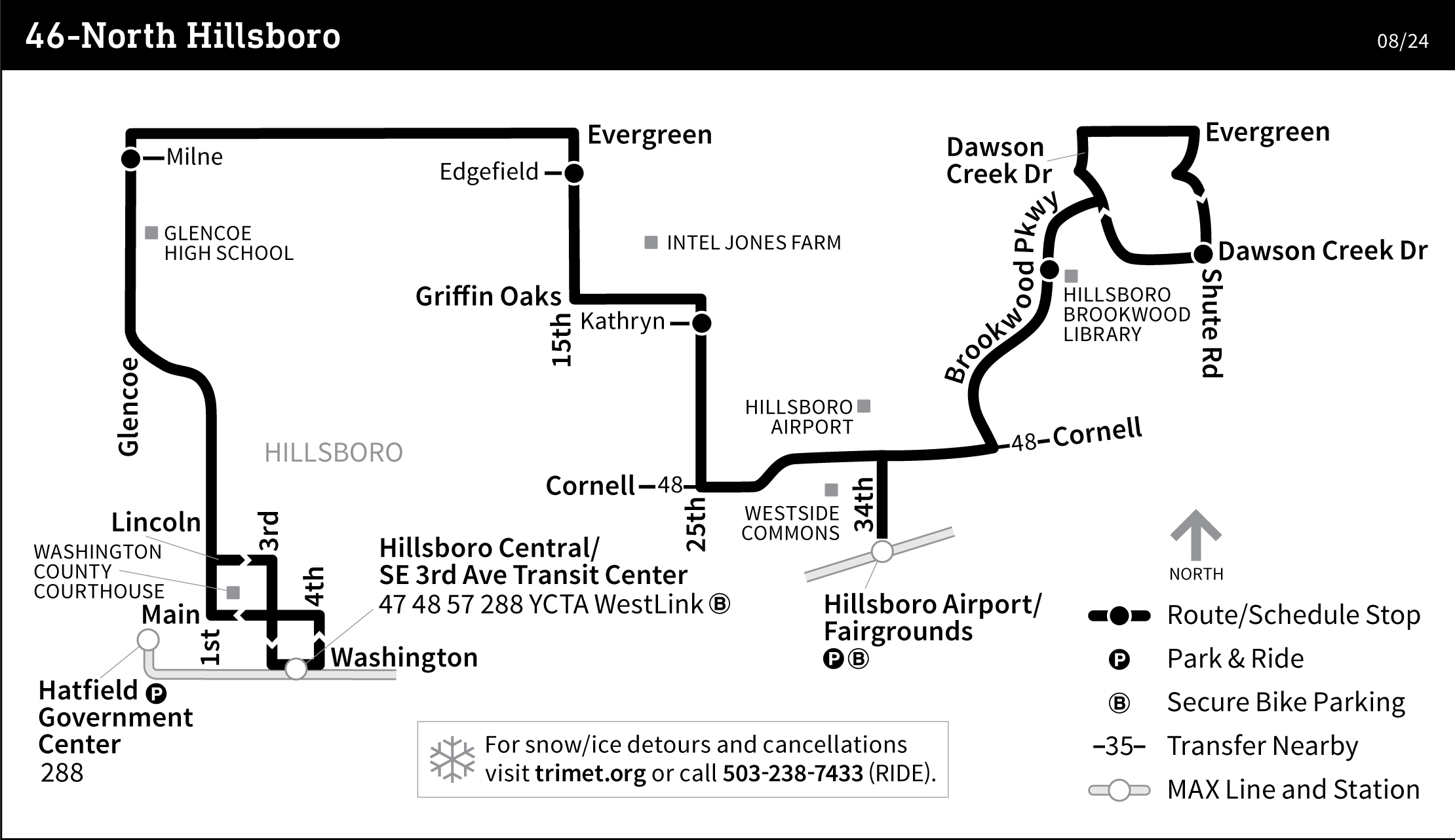 Bus Line 46 route map