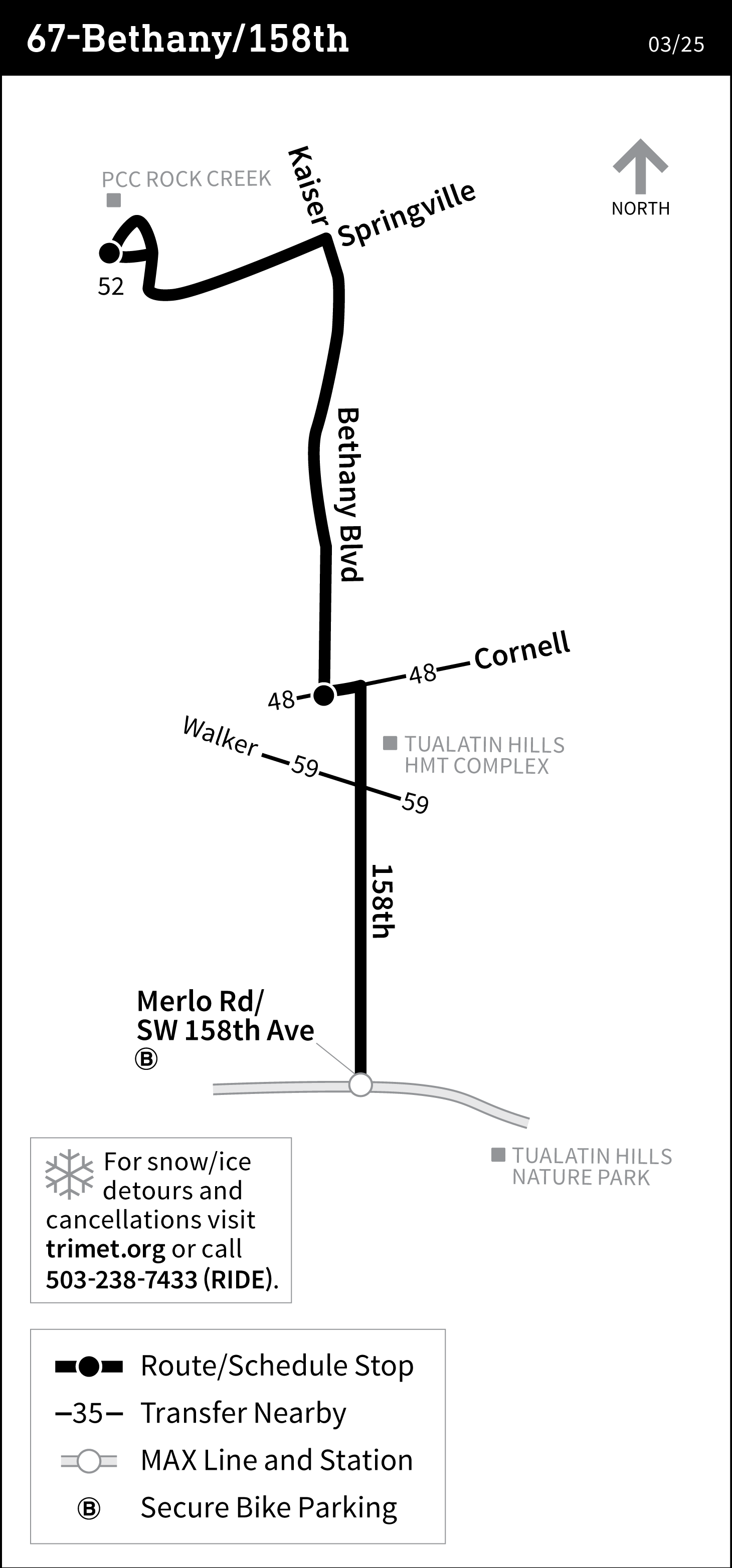 Bus Line 67 route map