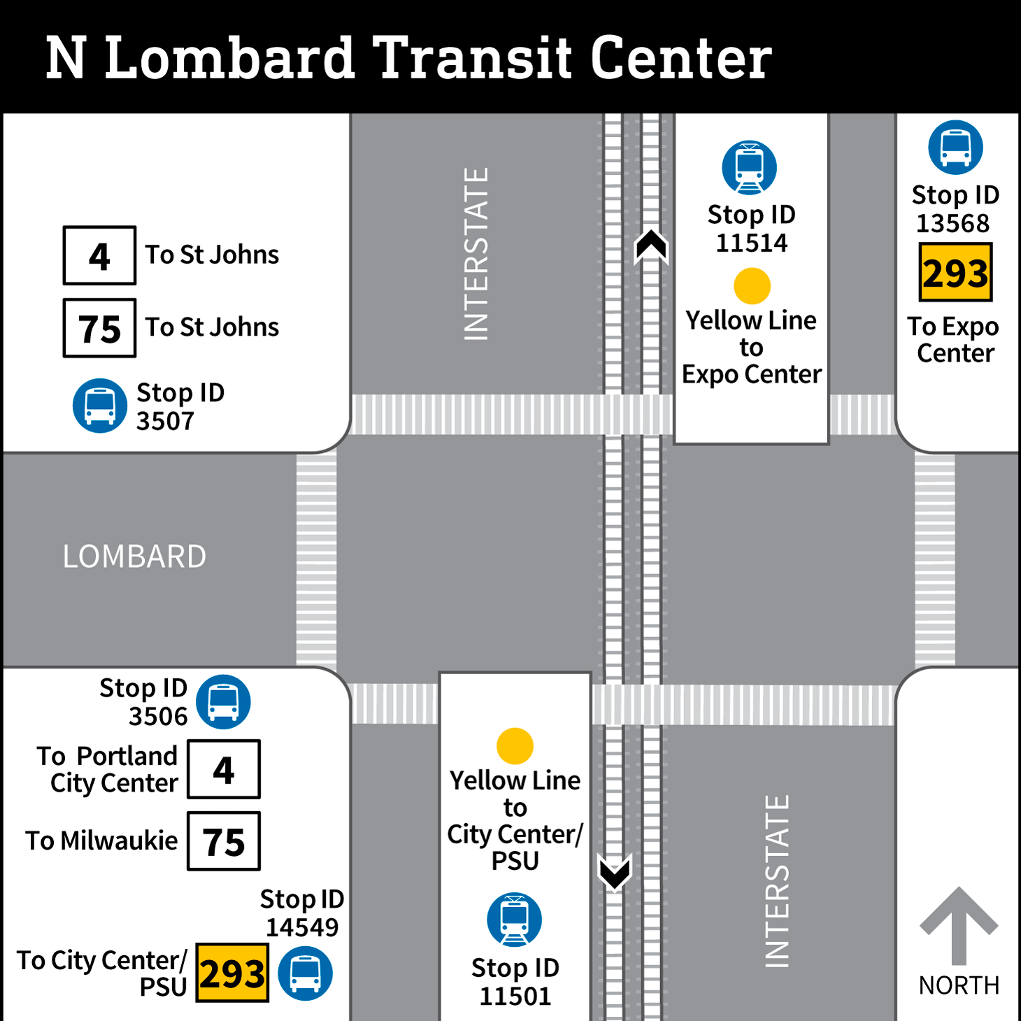 N Lombard Transit Center